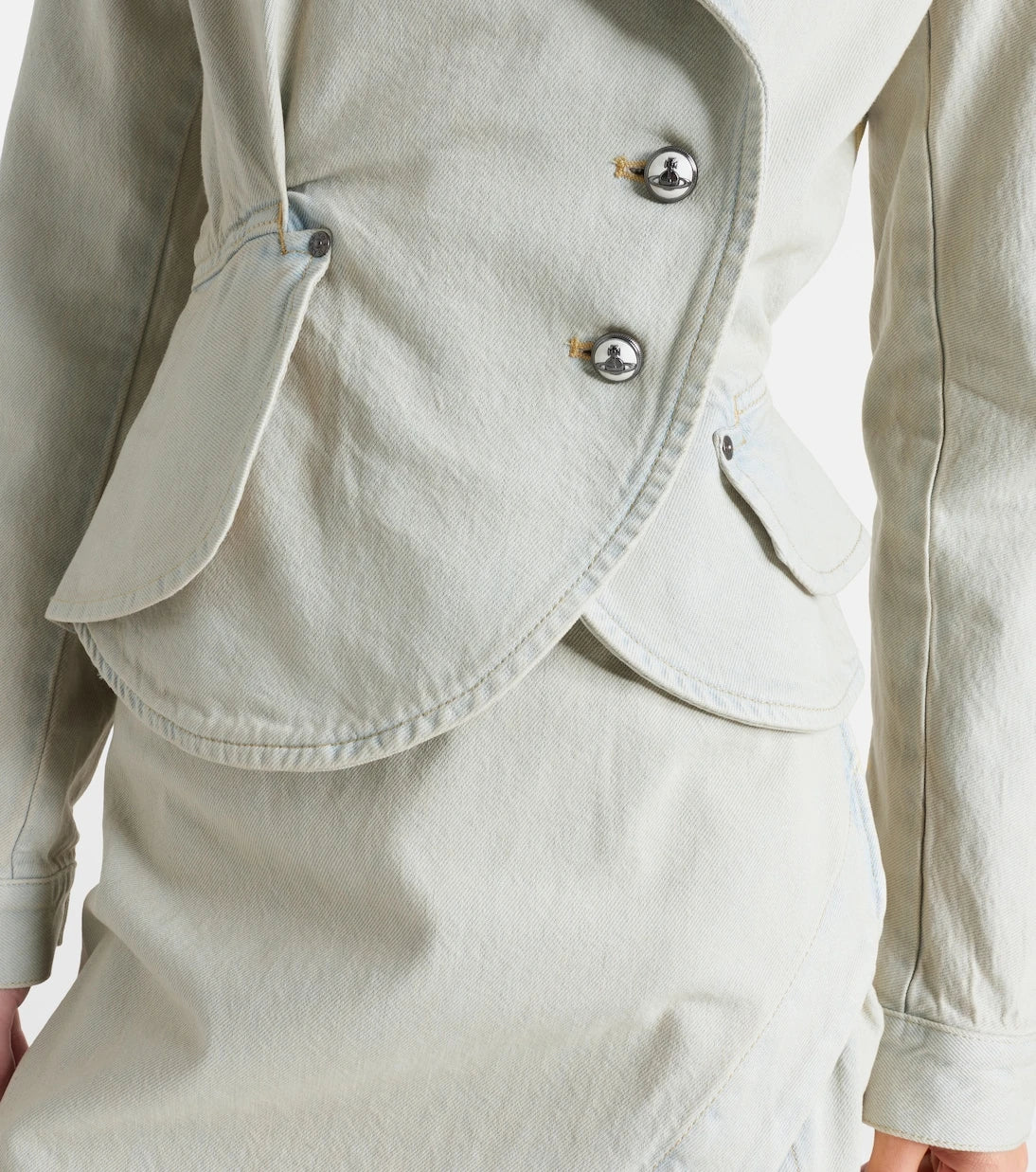 Vivienne Westwood - Stormy faded denim jacket