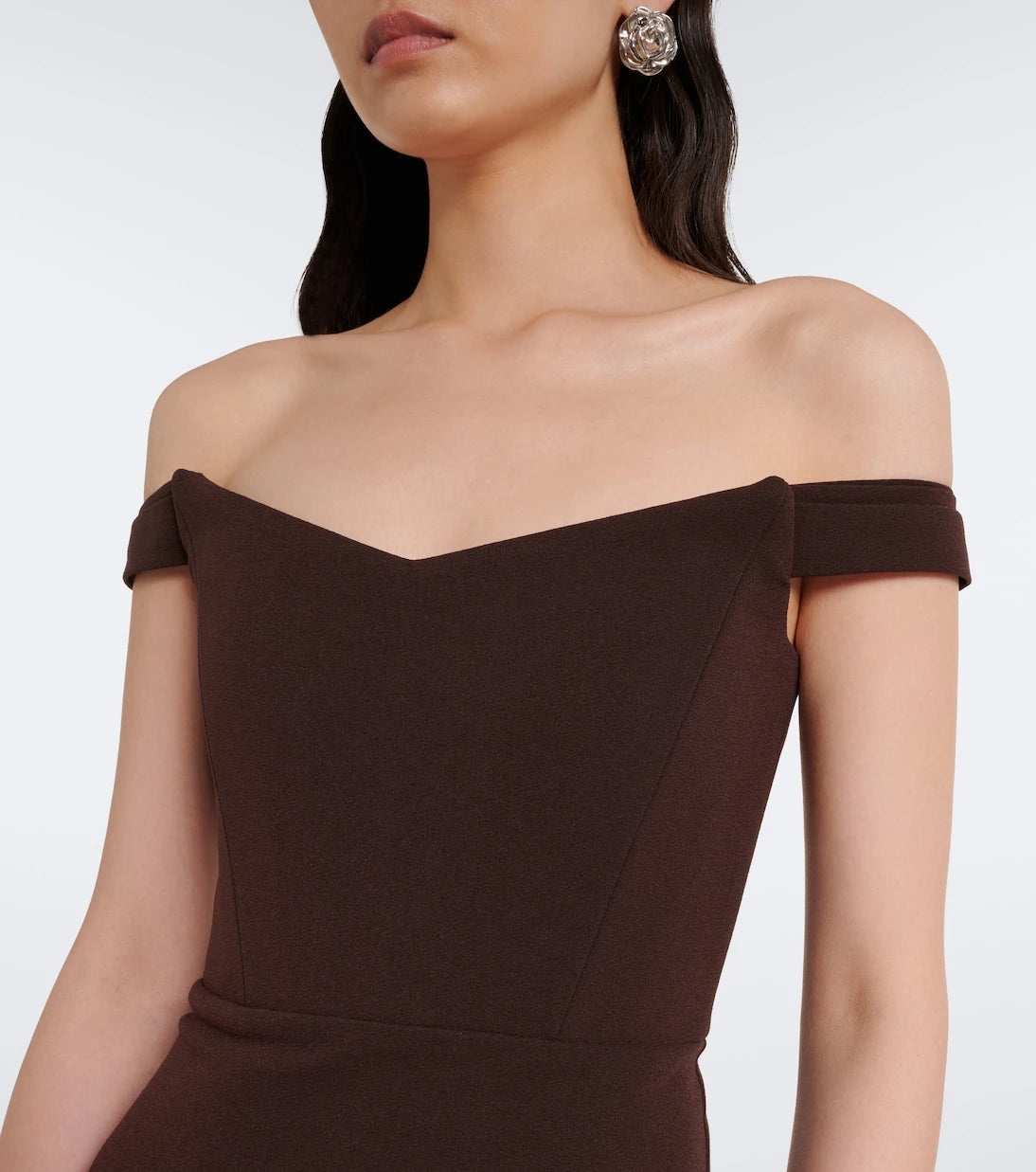 Alex Perry - Off-shoulder midi dress