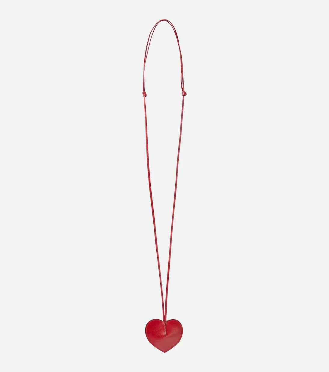 Alaïa - Le Coeur leather keychain with strap