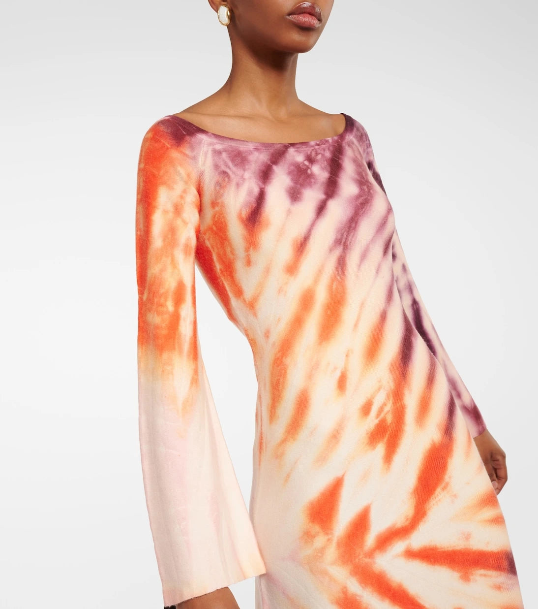 Gabriela Hearst - Kells tie-dye off-shoulder maxi dress