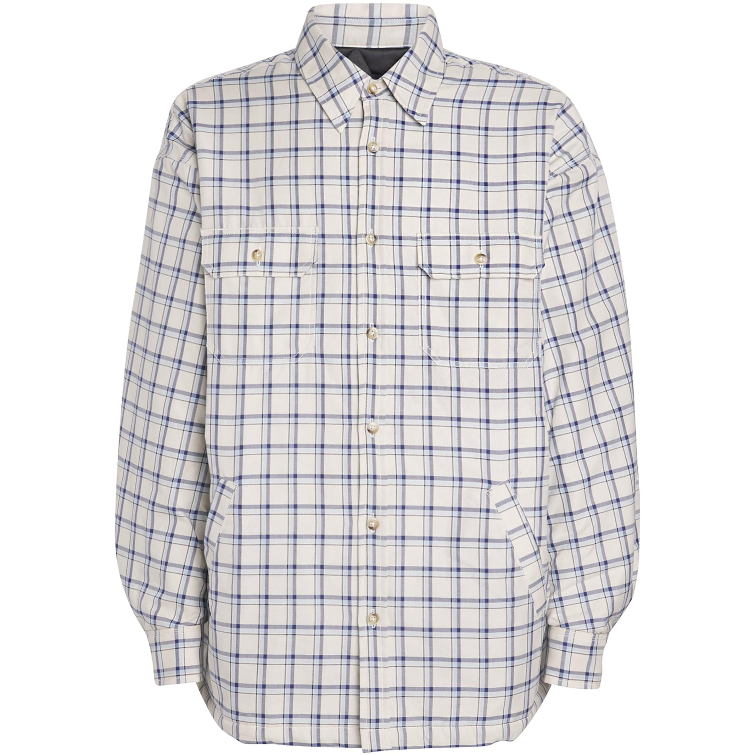 Check Quilted Overshirt