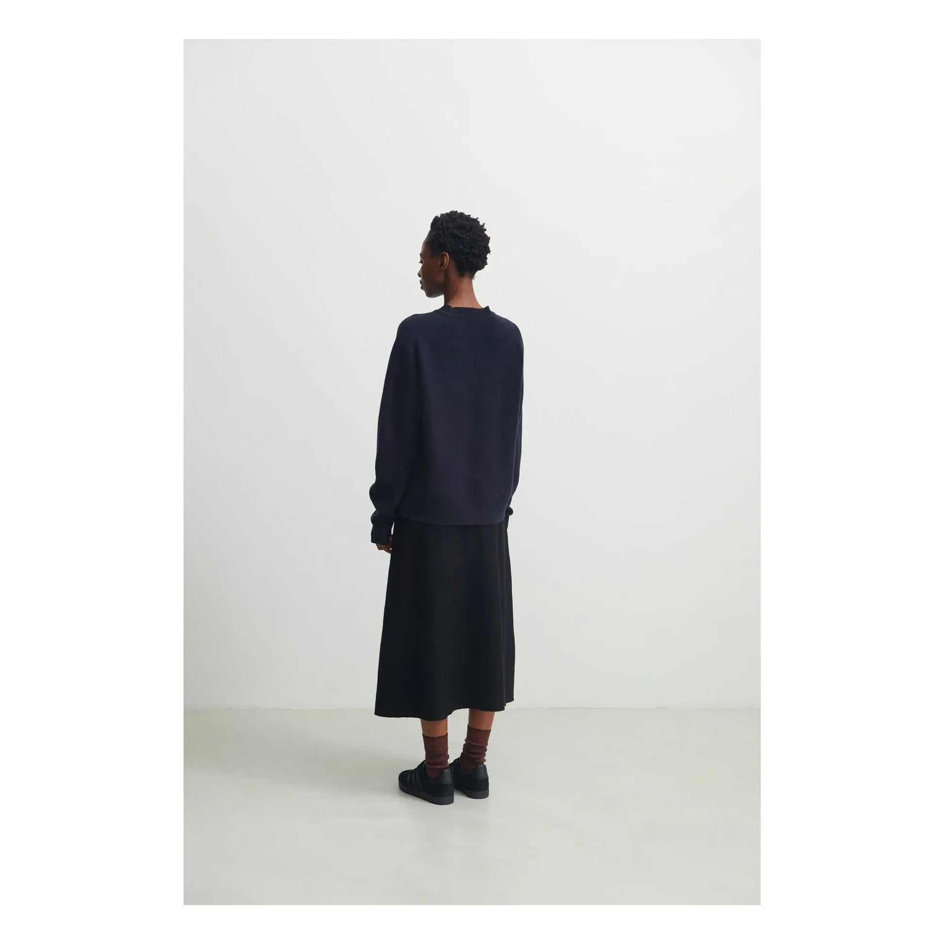 FUB - Lambswool Sweater - Women's Collection | Navy blue