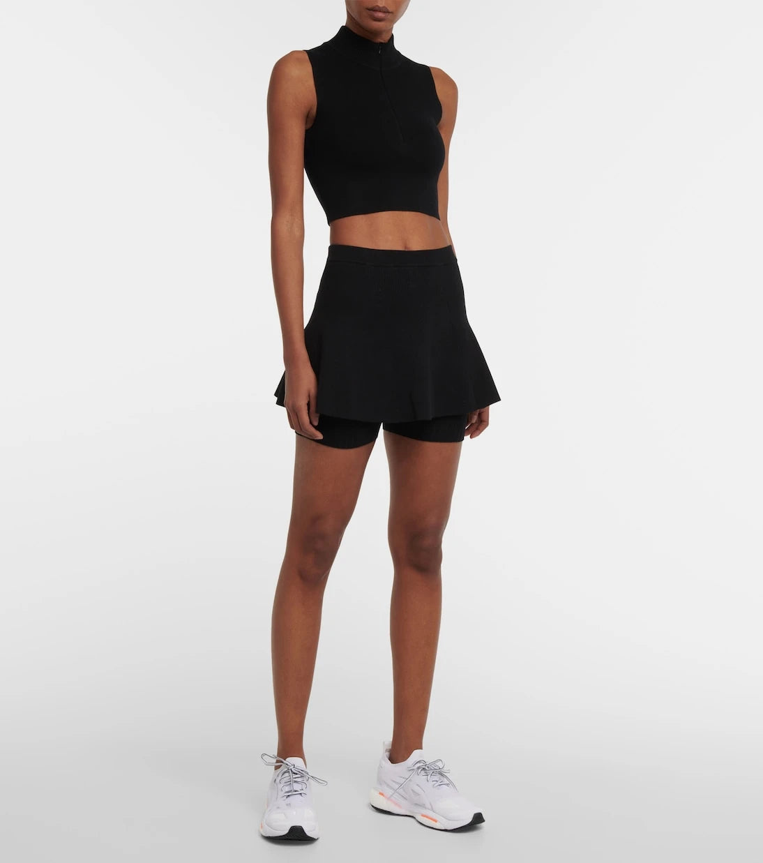 Live The Process - Petra half-zip crop top