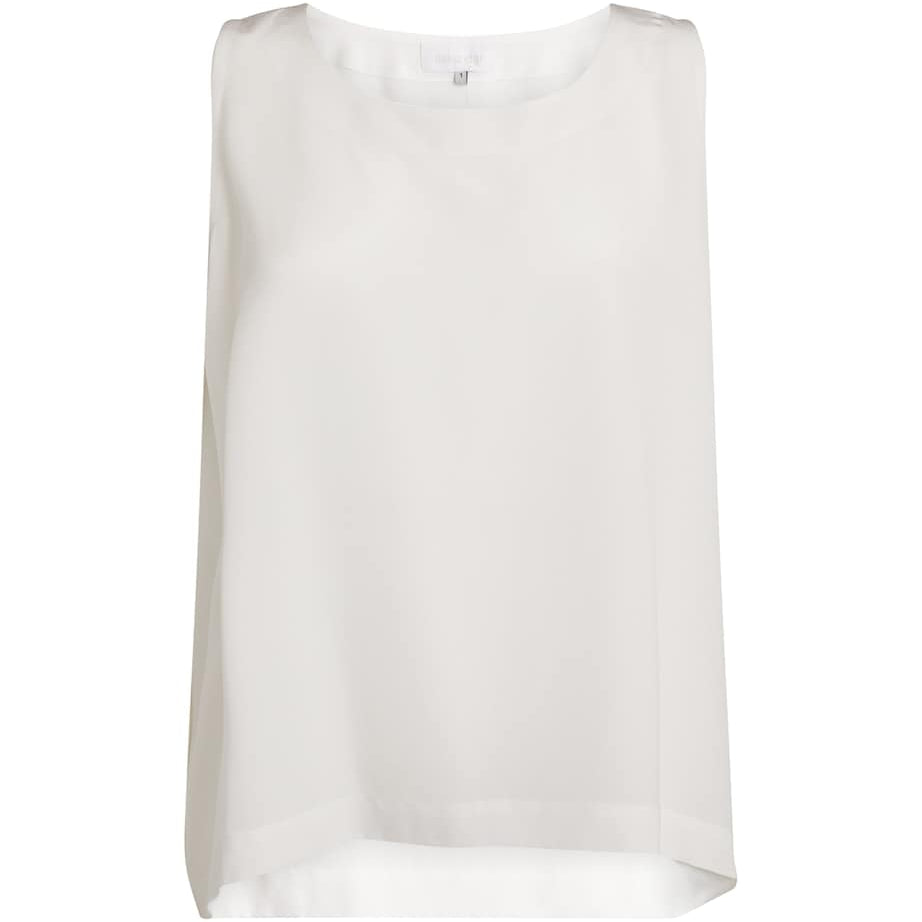 White Silk Top