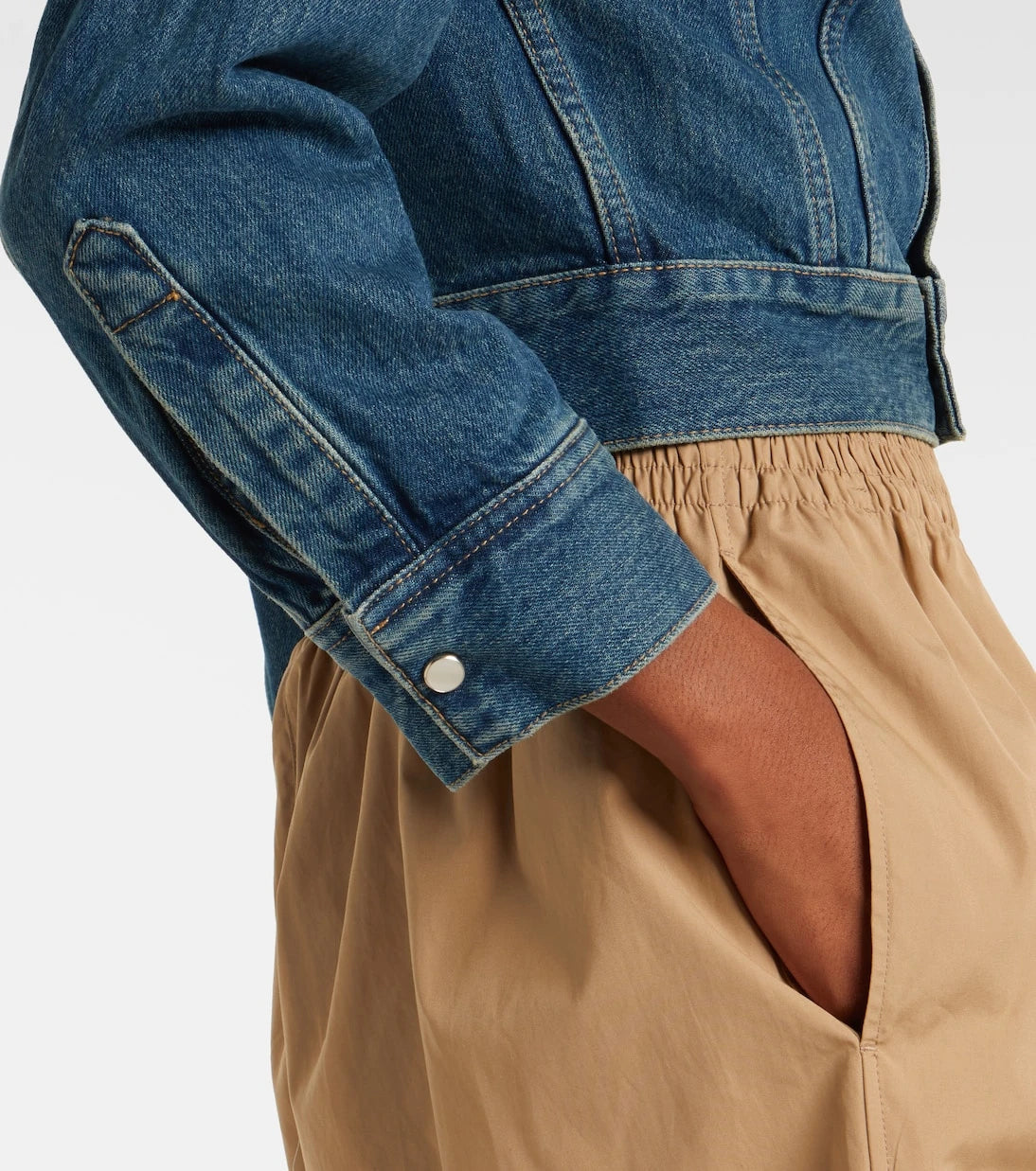 Wardrobe.NYC - Cropped denim jacket