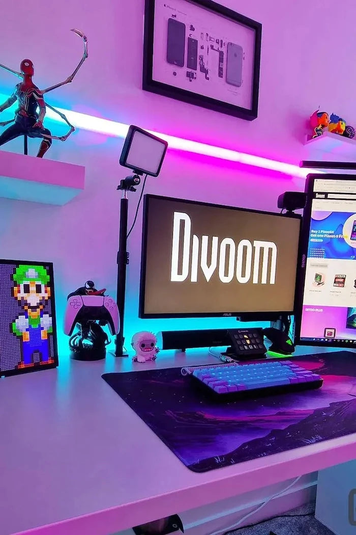 Divoom Pixoo64 Akıllı LED Piksel Ekran 20 x 20 x 2,4 cm