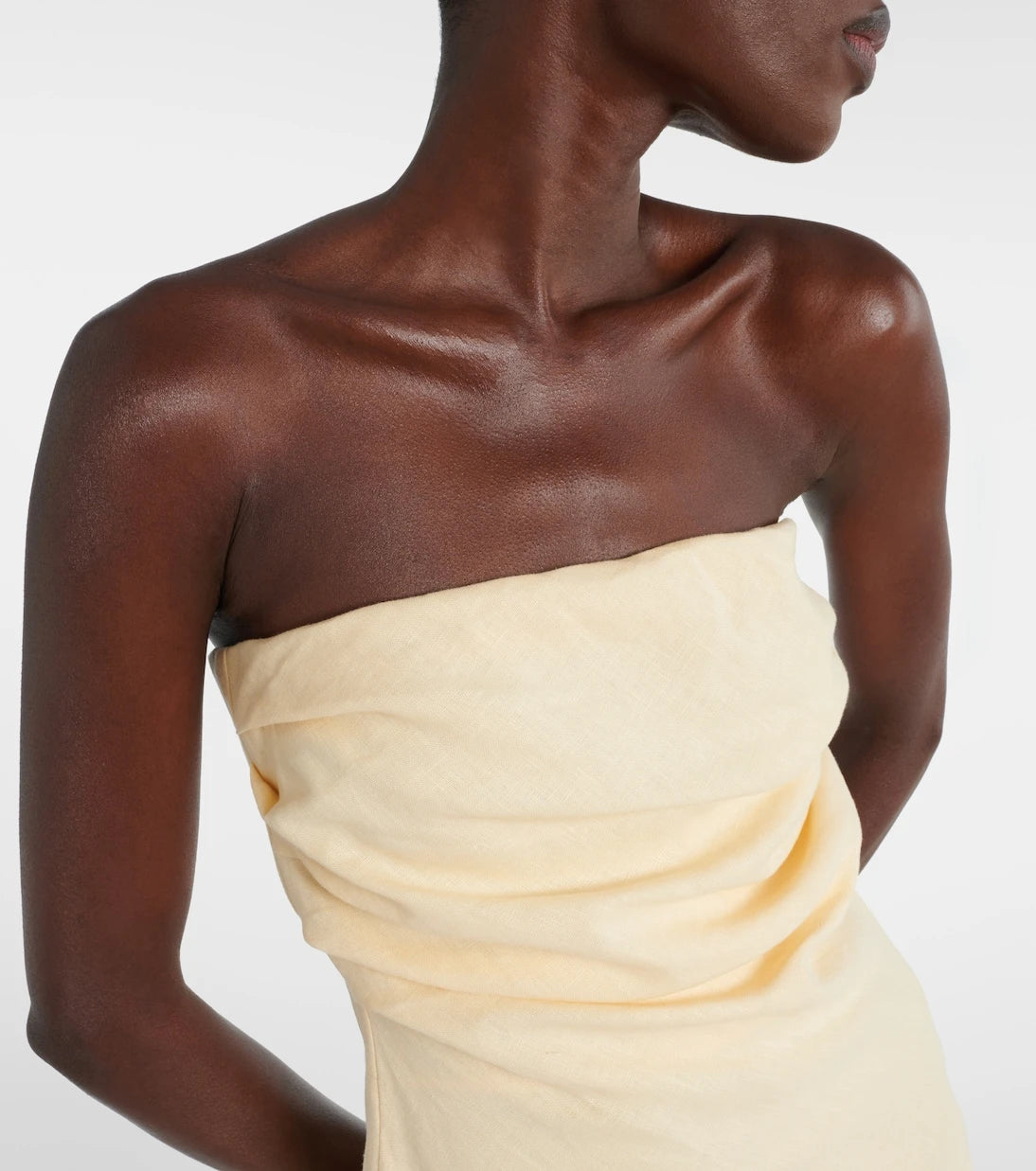 Faithfull - Hedy strapless linen maxi dress