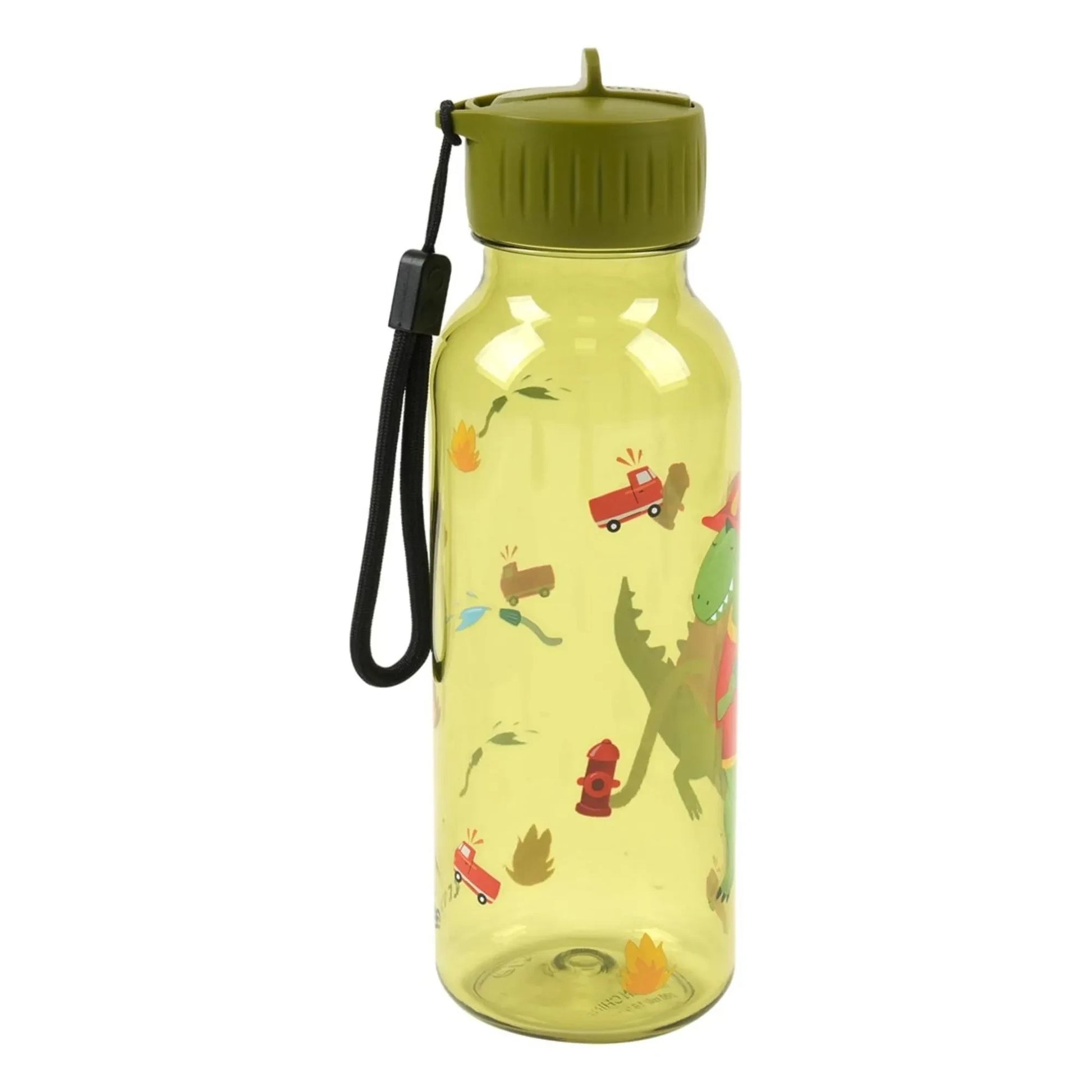 Trixie - Tritan™ Flask 500ml Fireman Mr. Dino | Green