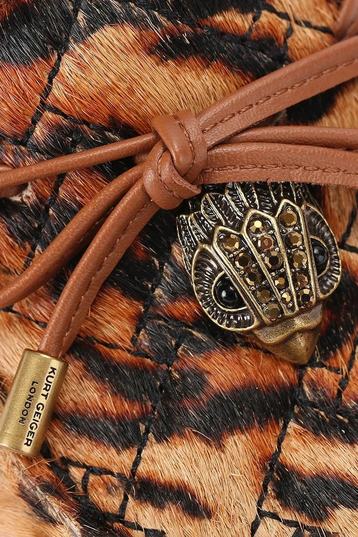 Kurt Geiger London Kadın Süet Eagle Moccasin Camel