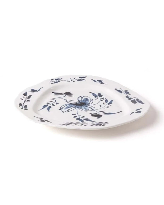 Seletti English Delft 28 cm Düz Tabak