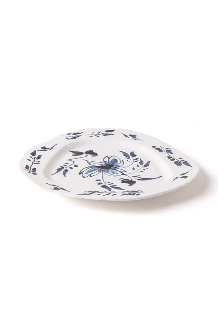 Seletti English Delft 28 cm Düz Tabak