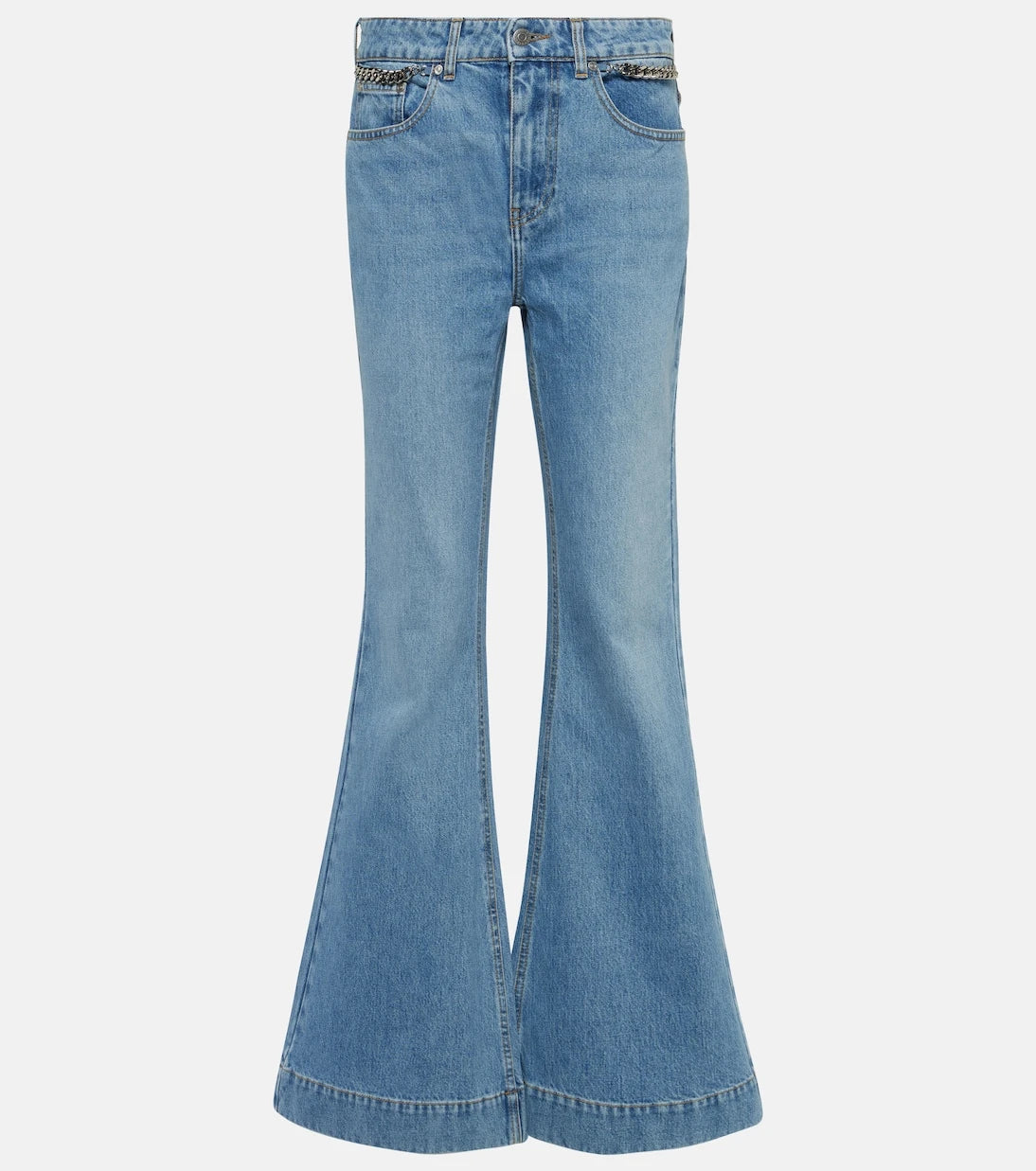 Stella McCartney - High-rise flared jeans
