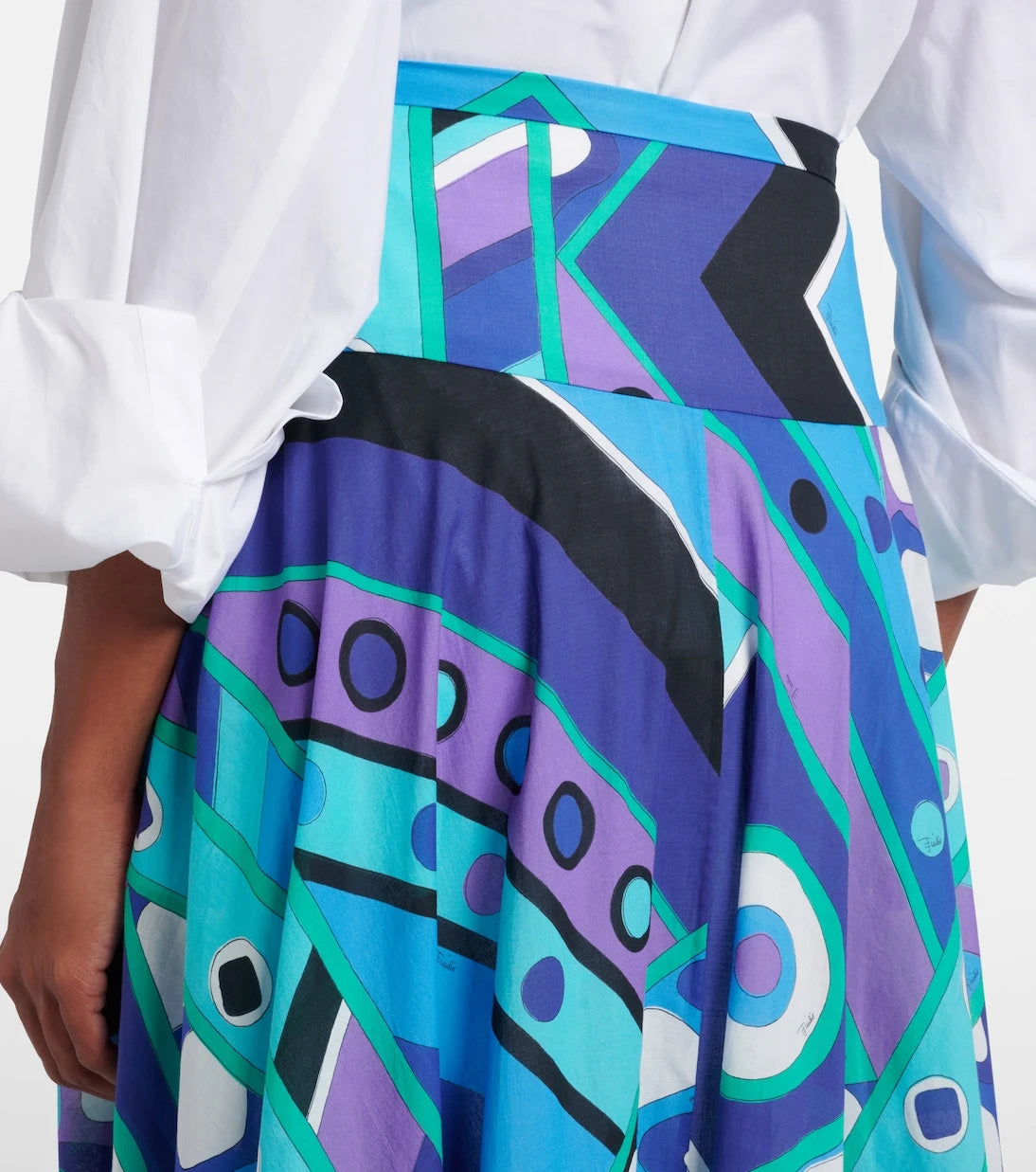 Pucci - Vivara cotton maxi skirt