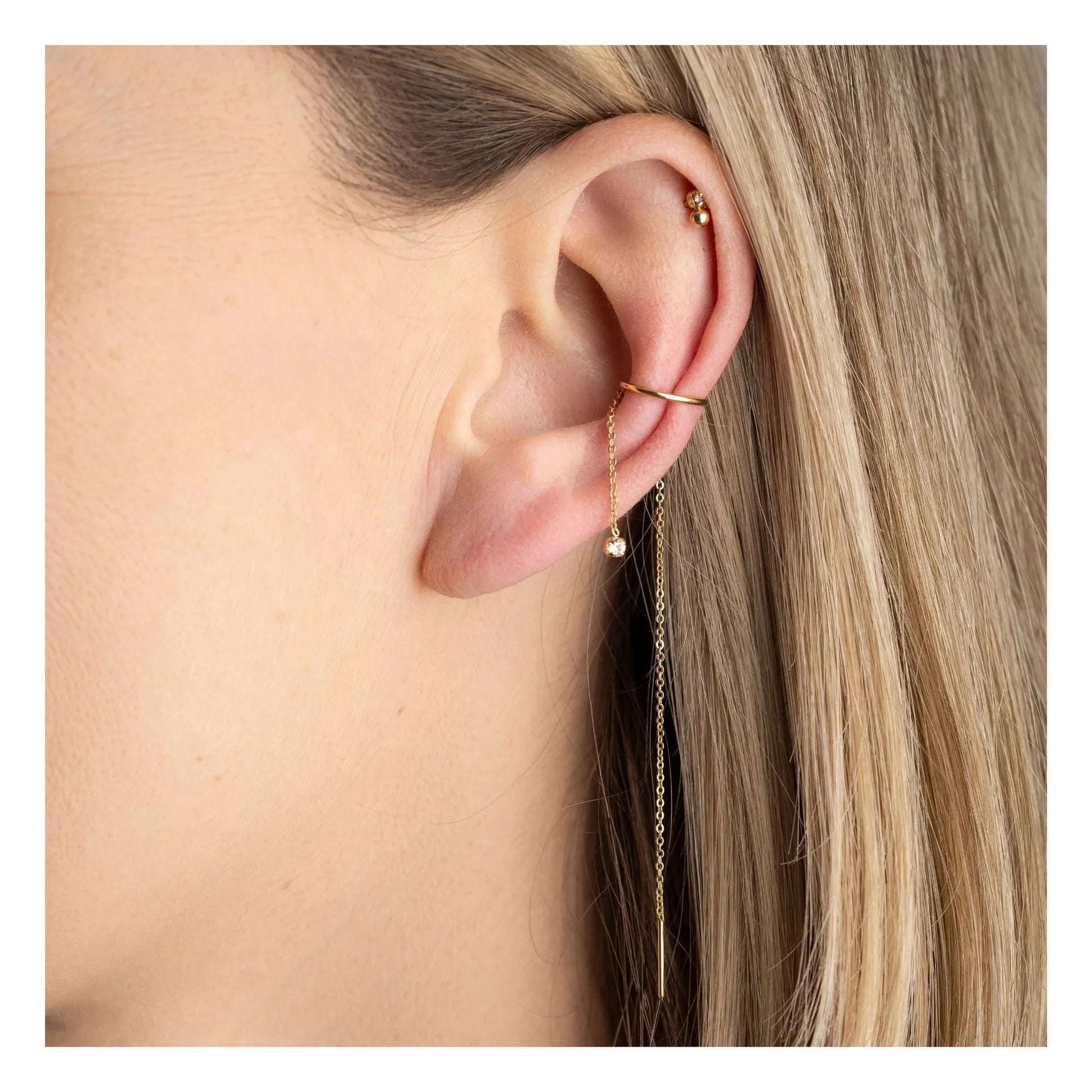 April Please - Earcuff Mael | Champagne