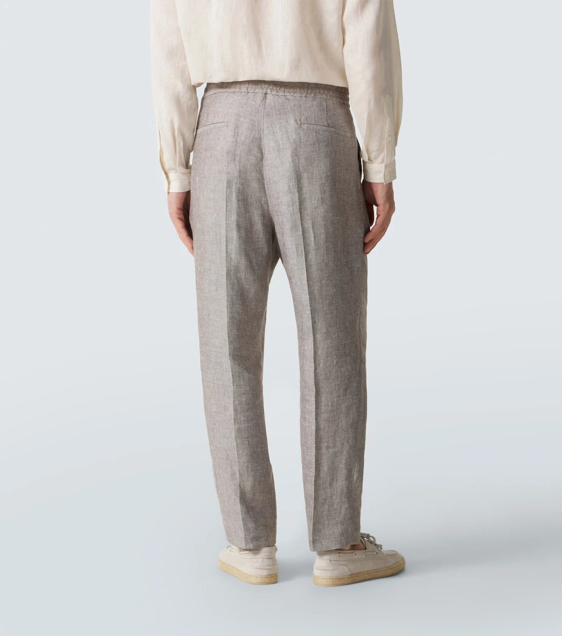 Brunello Cucinelli - Hemp and linen tapered pants