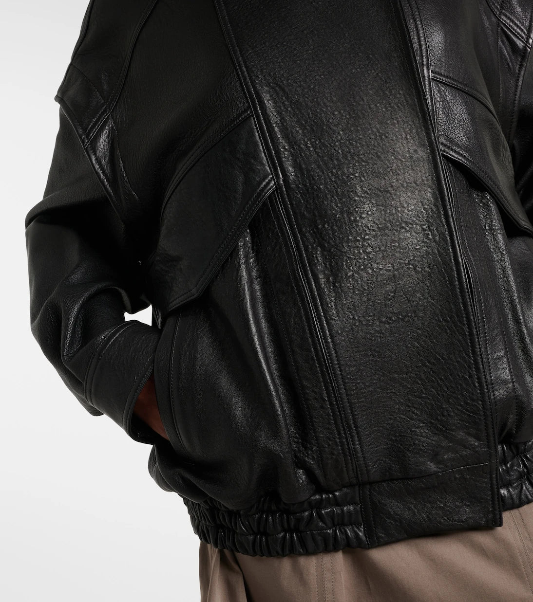 Nour Hammour - Micah leather jacket
