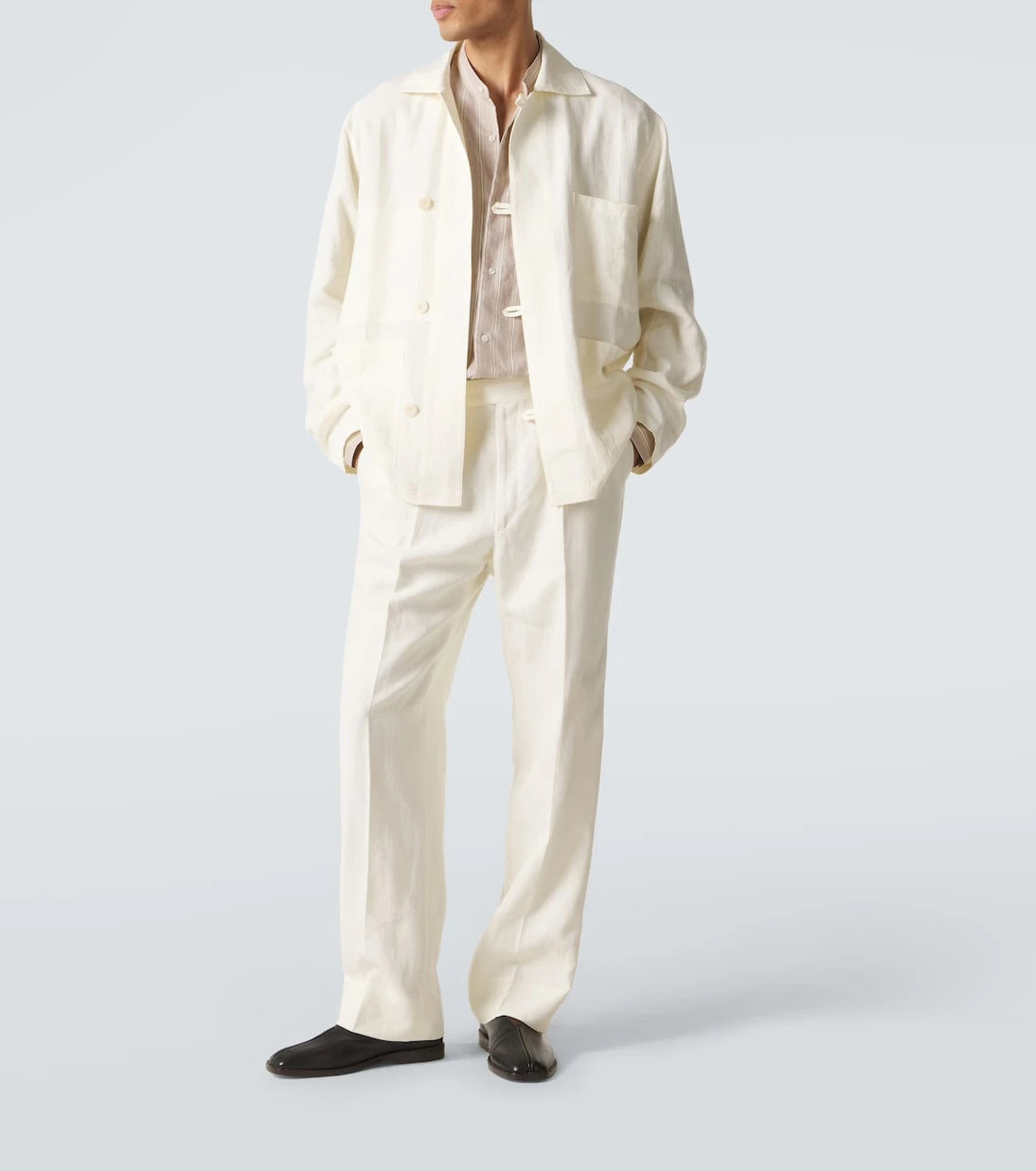 Stòffa - Linen straight pants