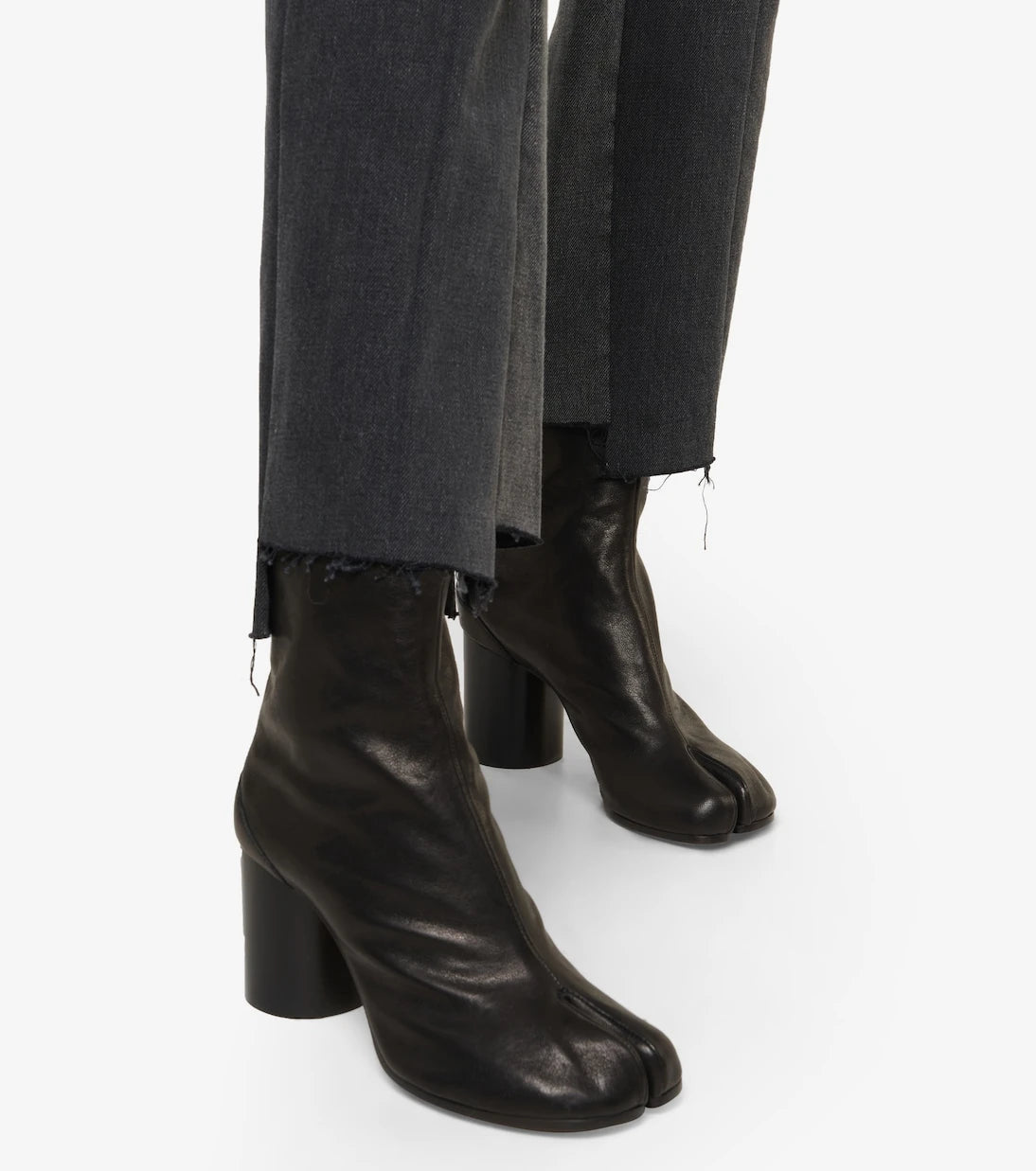 Maison Margiela - Tabi leather ankle boots