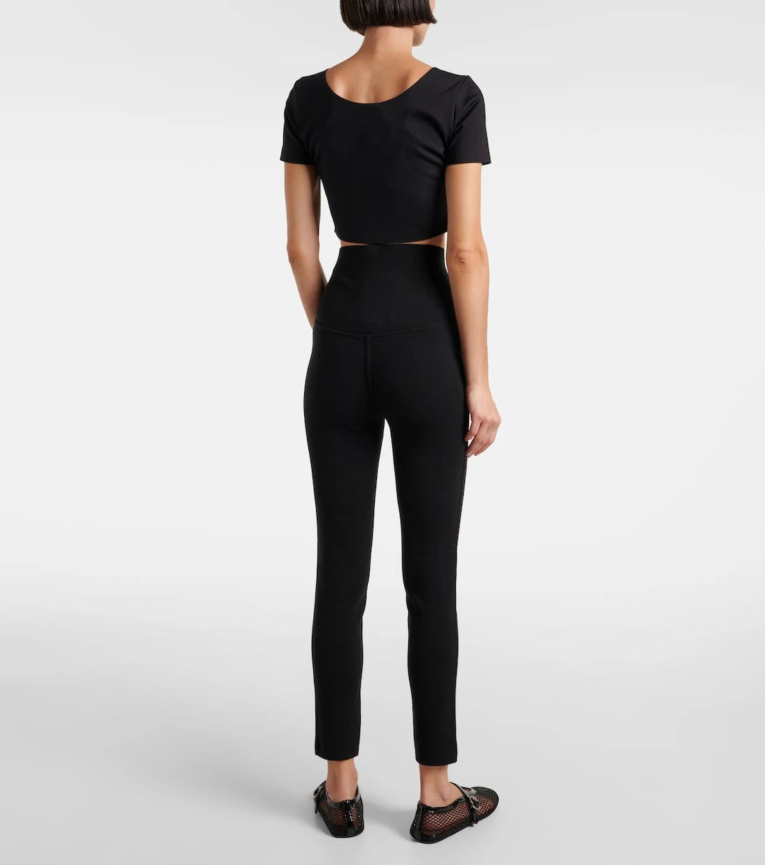 Alaïa - توب قصير بشعار العلامة