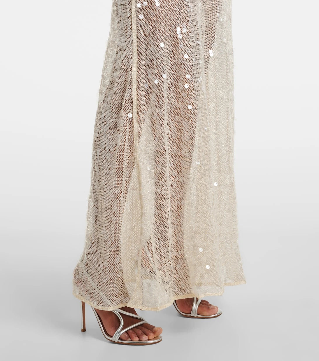 David Koma - Sequined open-back gown