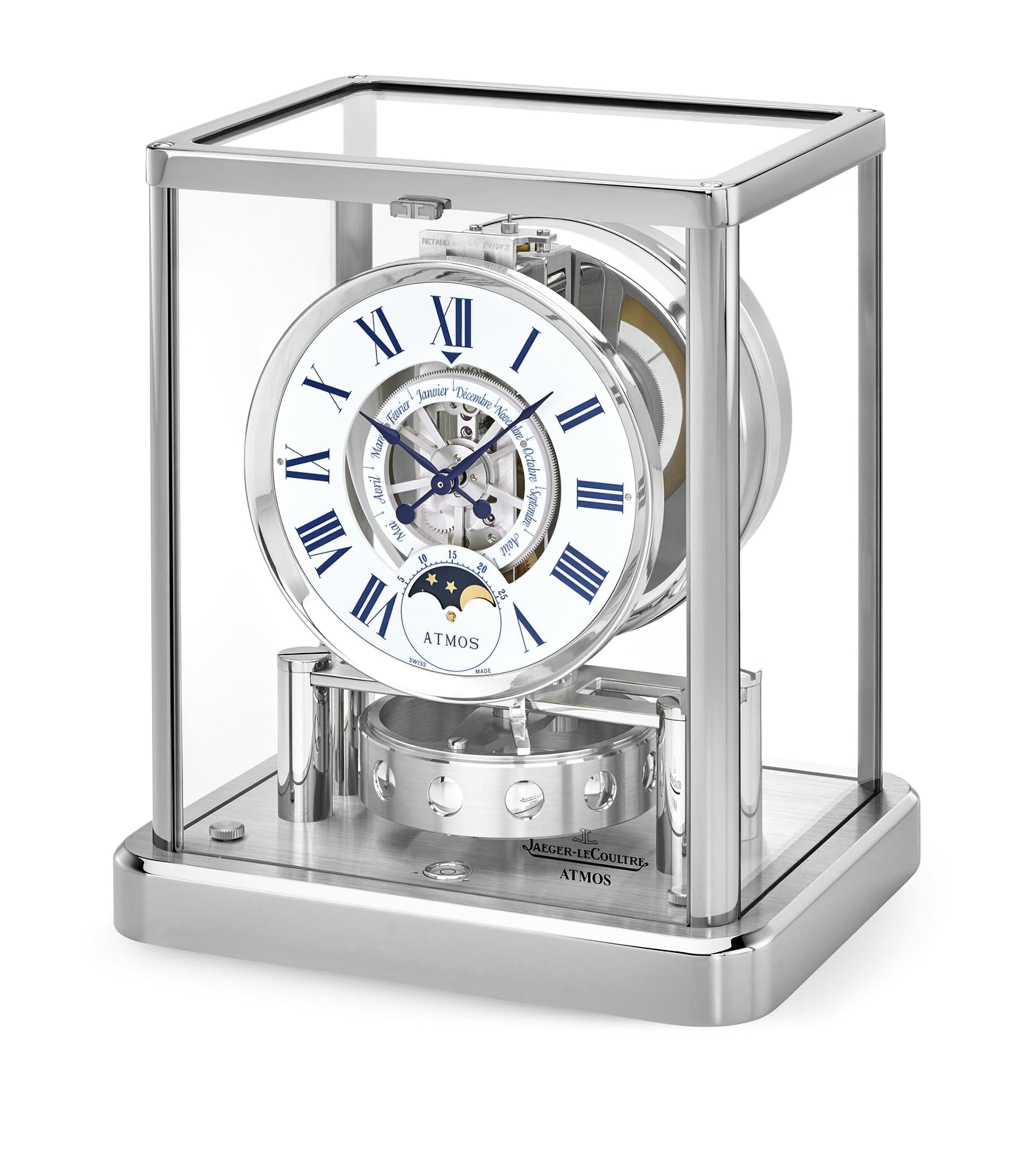 Atmos Classique Phases de Lune Clock