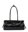 Prada Black Medium Leather Bonnie Top-Handle Bag