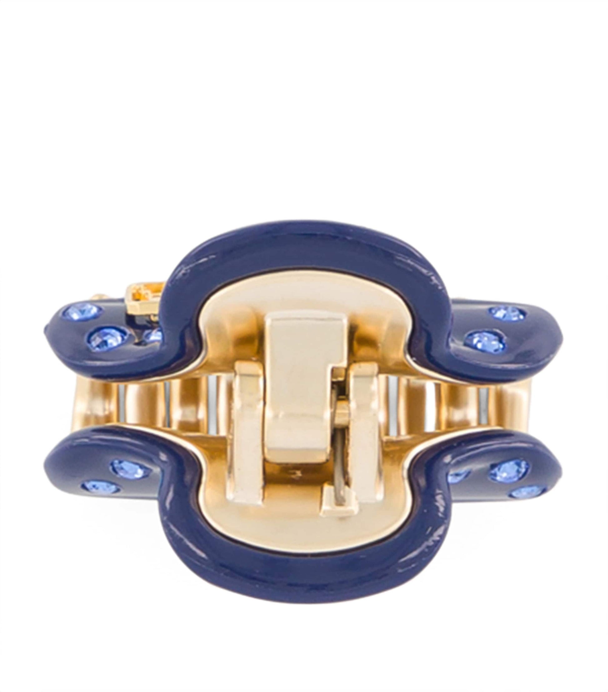 Alexandre de Paris Gold-Plated Crystal-Embellished Claw Hair Clip