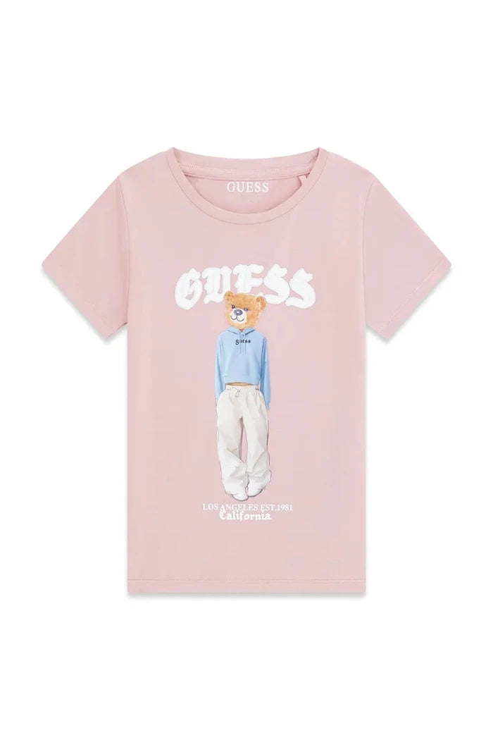 Guess Çocuklar için pamuklu elastanlı tişört