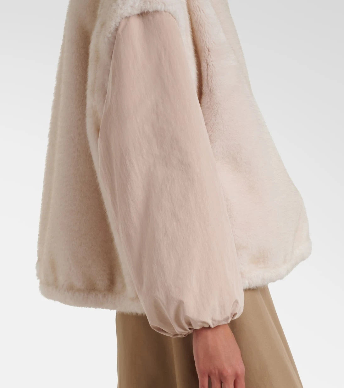 Moncler - Chardonneret fleece down jacket