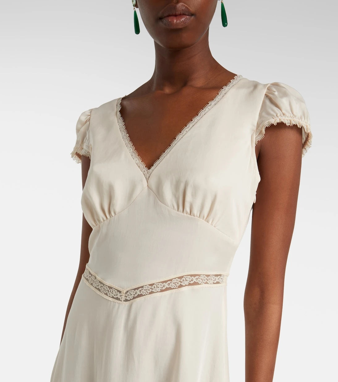Posse - Perla lace-trimmed midi dress