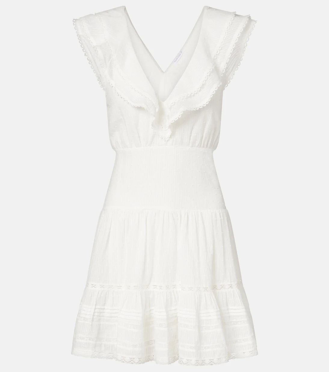 Poupette St Barth - Della ruffled cotton minidress