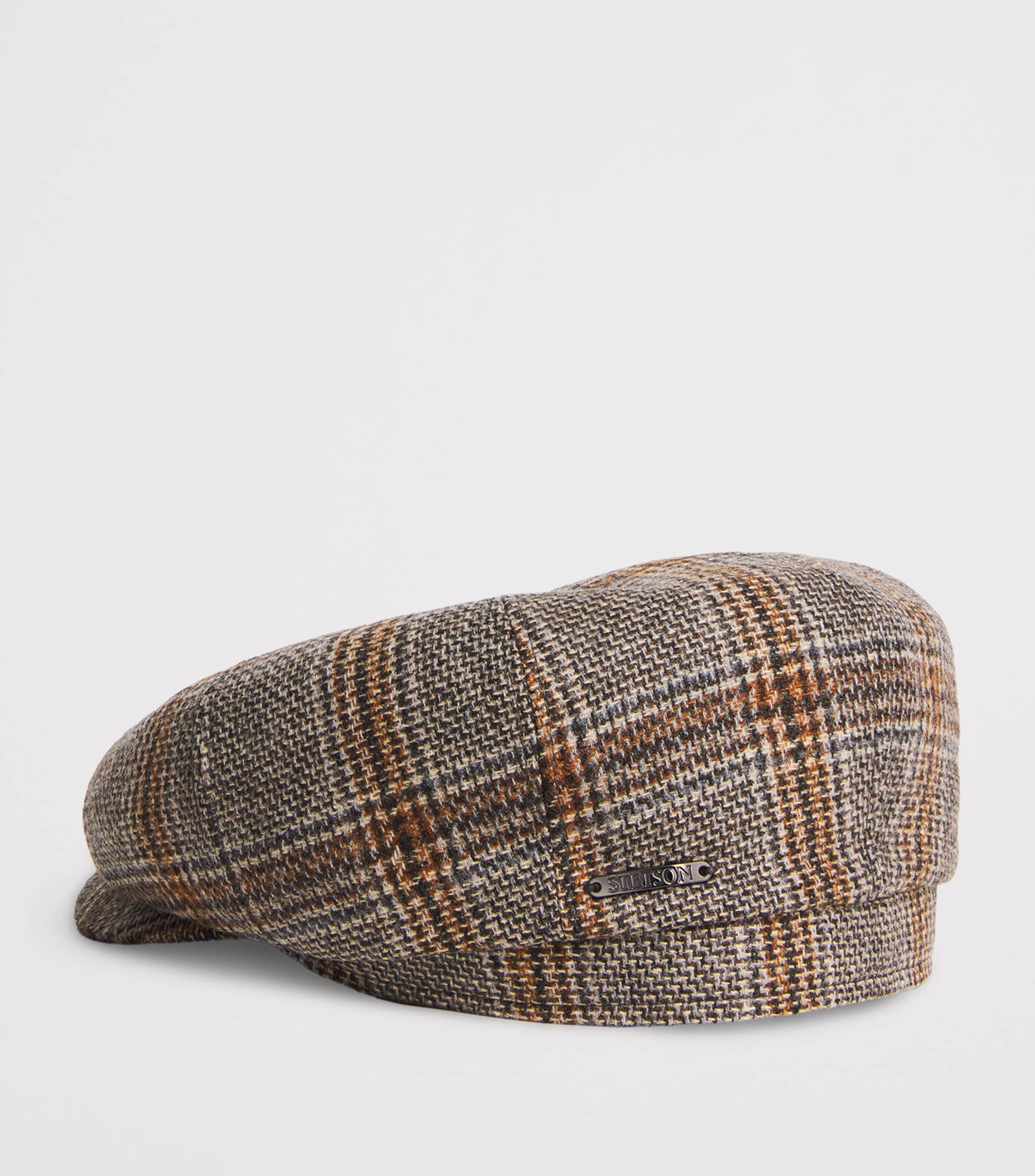 Wool-Cashmere Hatteras Flat Cap