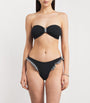 Hunza G Black Gingham-Trim Jean Bikini