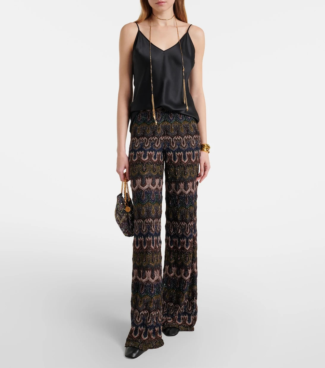 Missoni - Caperdoni Small embellished pouch