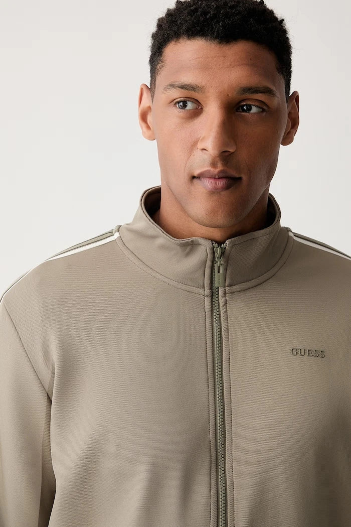 Guess fermuarlı erkek sweatshirt VICKTOR
