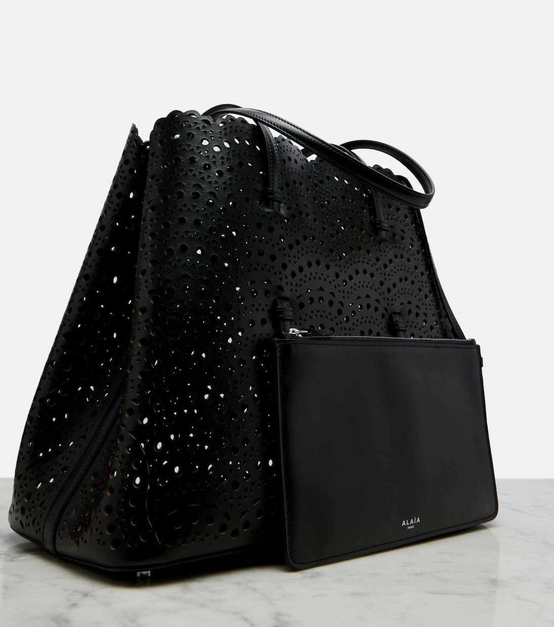 Alaïa - Mina 37 Vienne leather tote bag