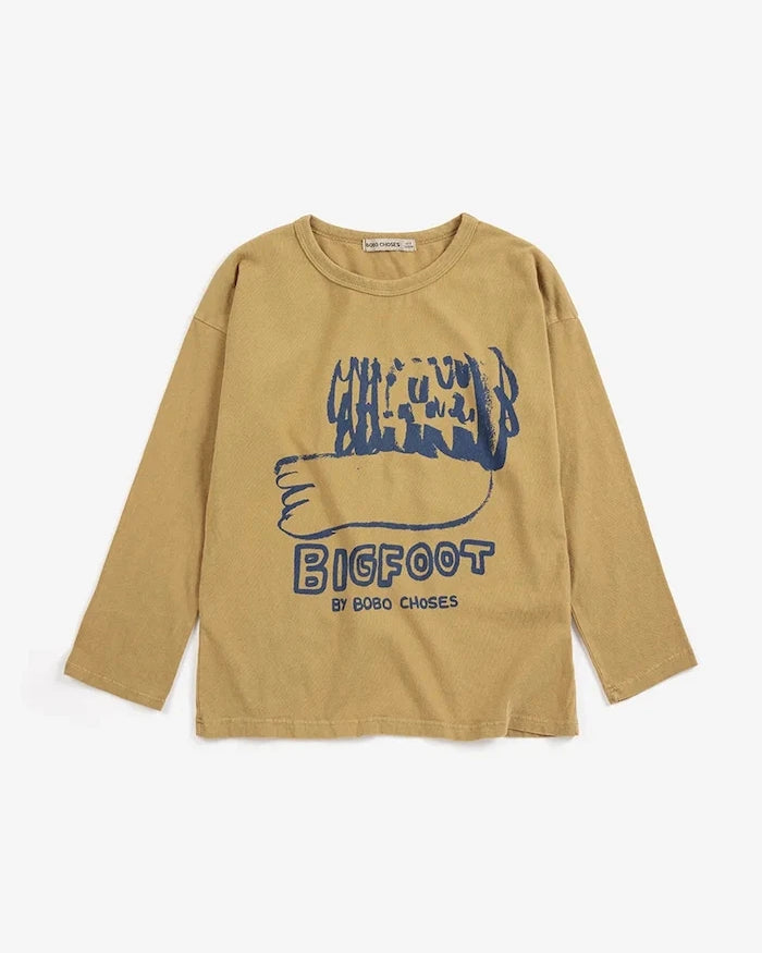 Bobo Choses çocuklar için uzun kollu pamuklu bluz Bigfoot