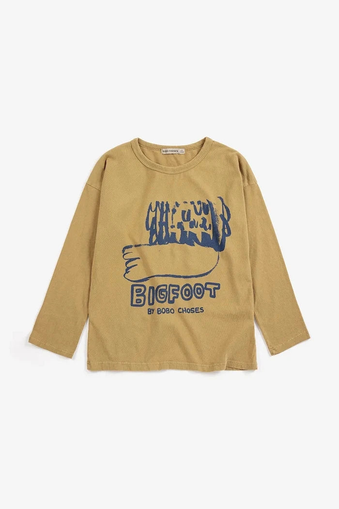 Bobo Choses çocuklar için uzun kollu pamuklu bluz Bigfoot