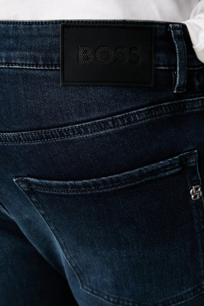BOSS slim fit erkek jean pantolon P-Delaware