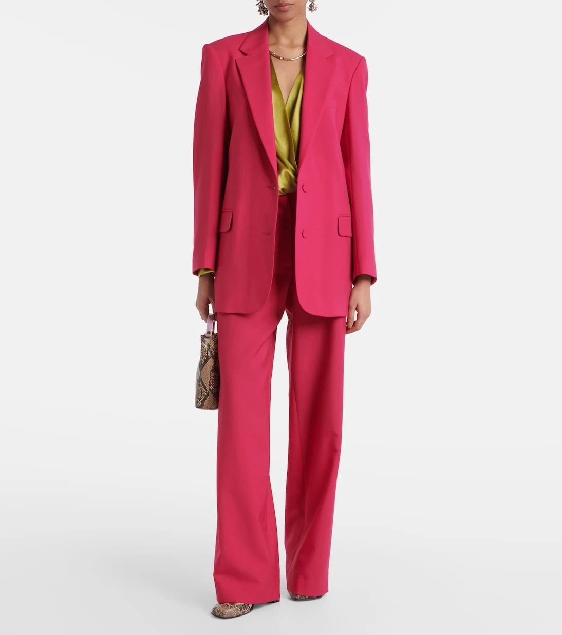 Dries Van Noten - Oversized wool and mohair blazer