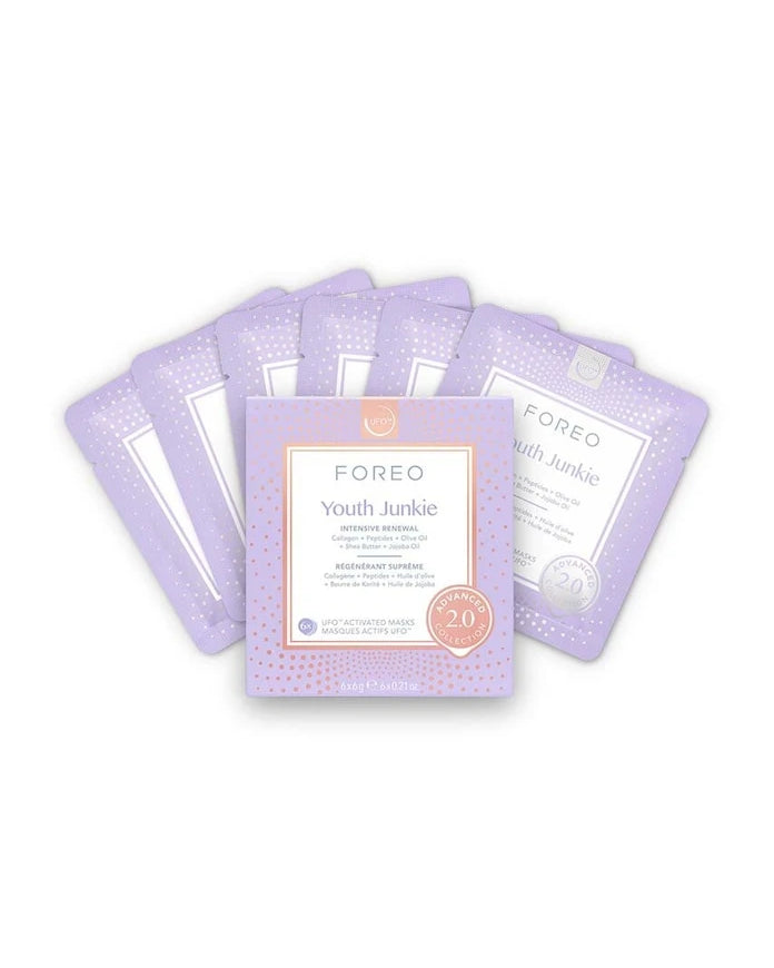 Активна маска UFO против стареене FOREO UFO Masks Youth Junkie 2.0 (6 броя)