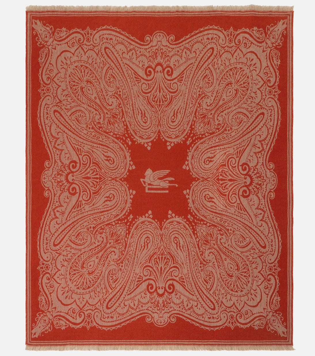 Etro - Paisley wool jacquard throw