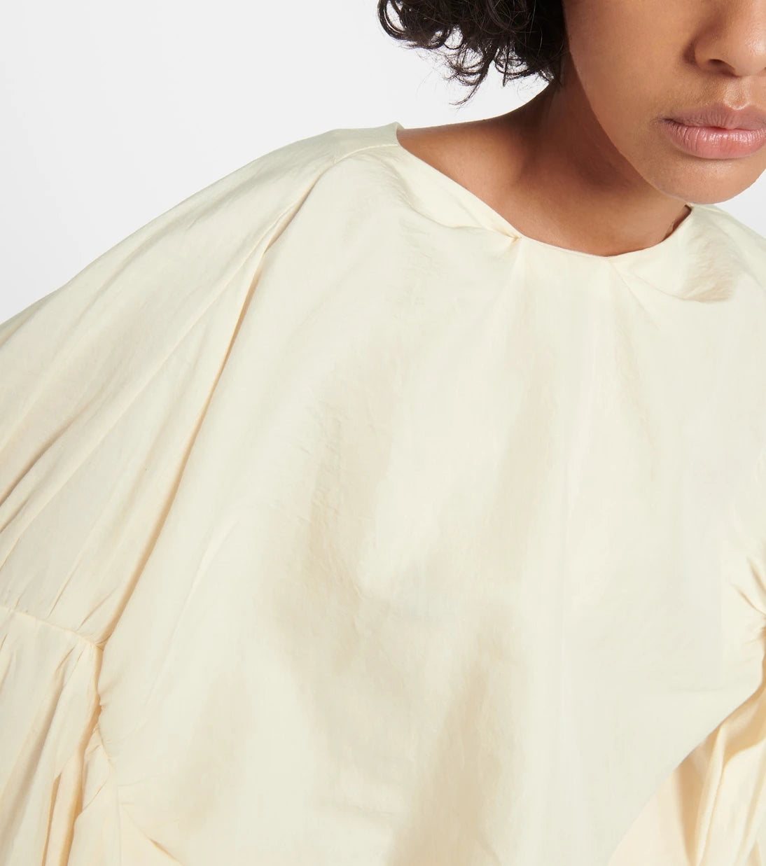 Khaite - Quico silk and cotton organza top