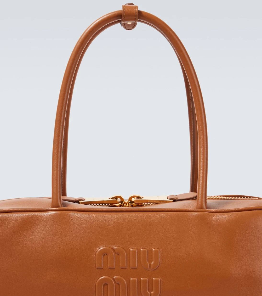 Miu Miu - Beau Large leather tote bag