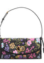 Valentino Garavani Small Moiré Papier Floral Shoulder Bag