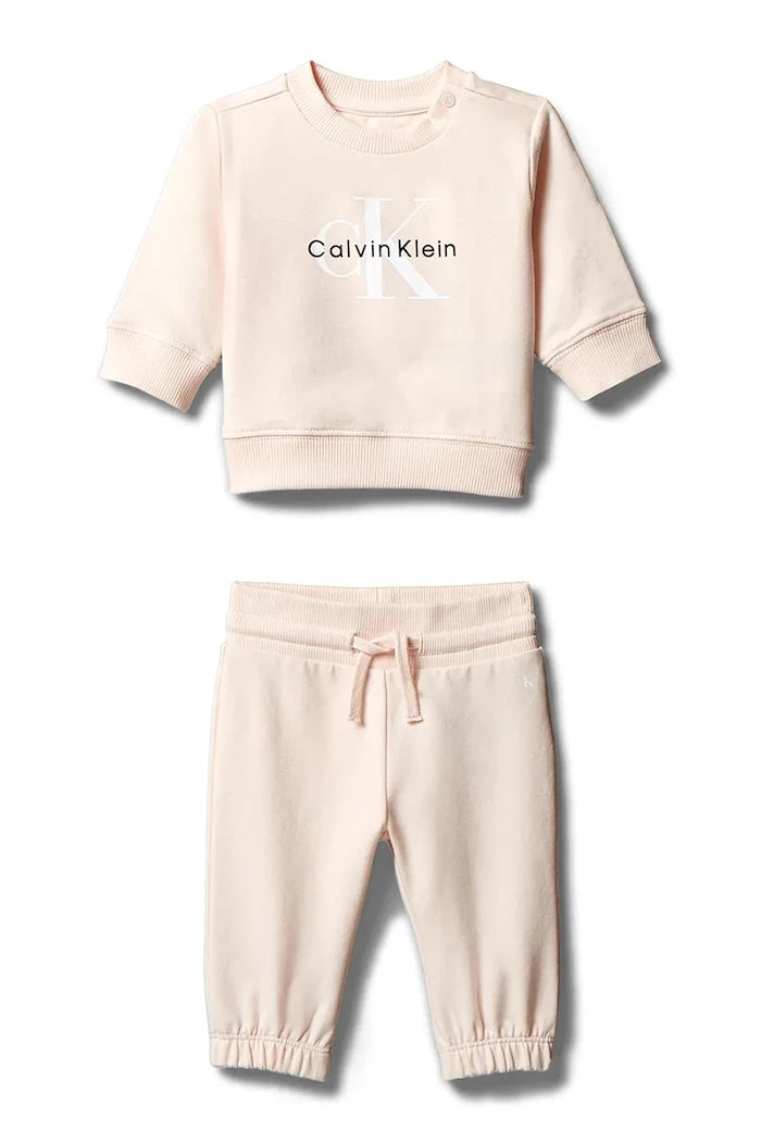 Calvin Klein Jeans pamuklu çocuk eşofman takımı