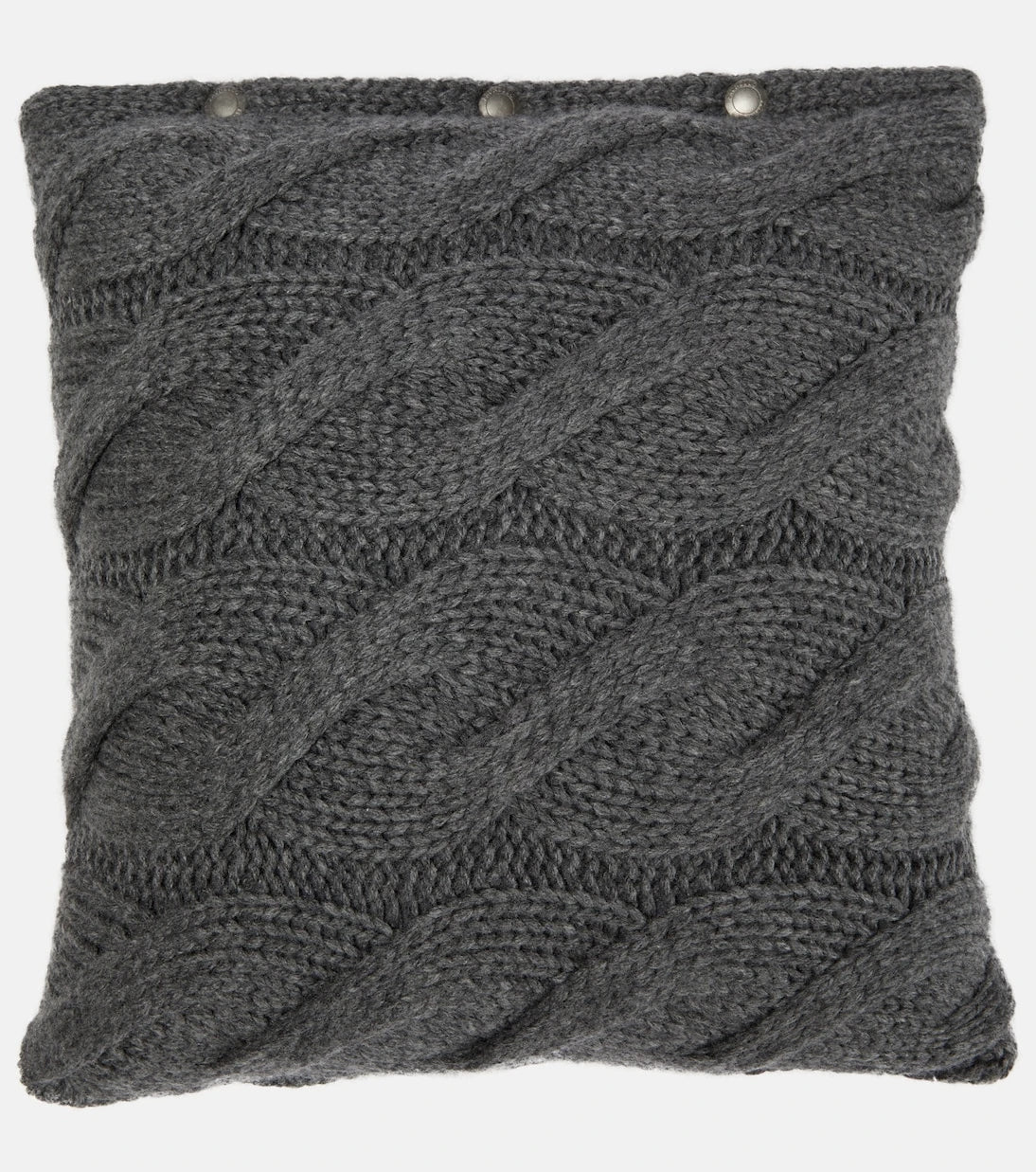 Brunello Cucinelli - Cable-knit cashmere cushion