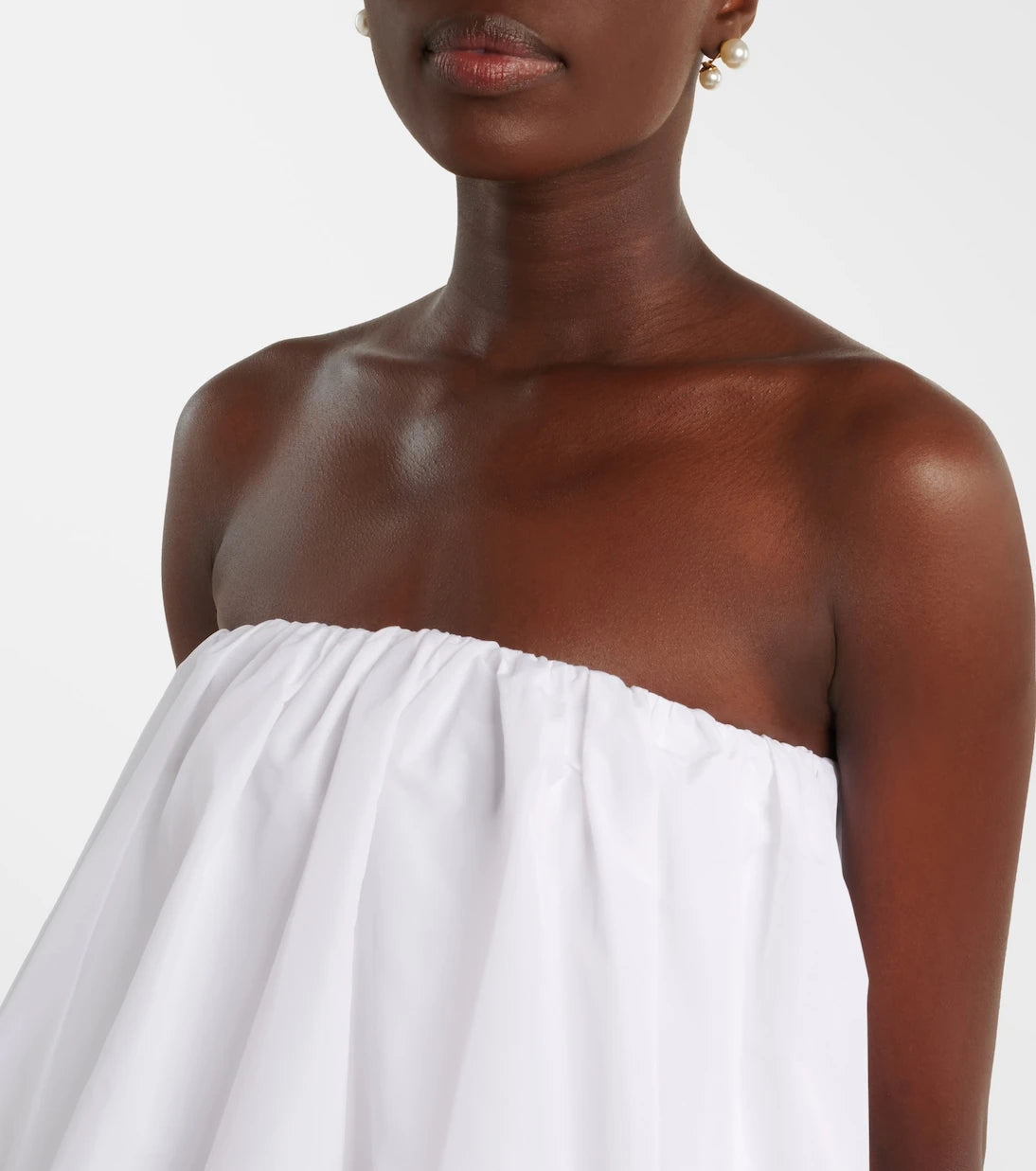Patou - Straplez mini elbise