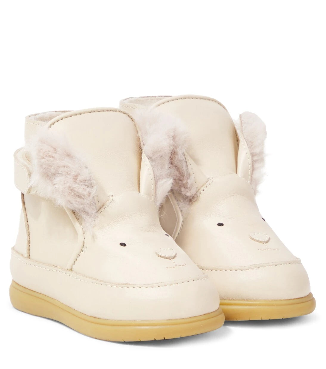Donsje - Baby Dubu shearling-trimmed leather boots