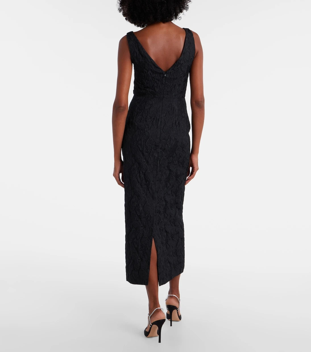 Erdem - Floral jacquard midi dress